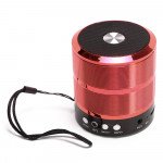 Wholesale Metallic Design Portable Wireless Bluetooth Speaker 888 (Red)